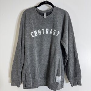 Gray Crewneck Sweater for Men